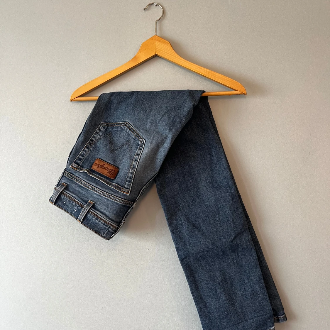 Wrangler raka blå jeans W30 L34