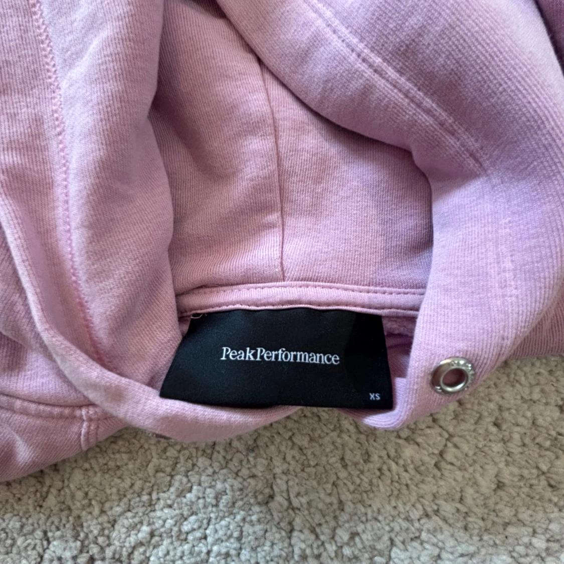 Ljusrosa hoodie Peak Performance XS - 2