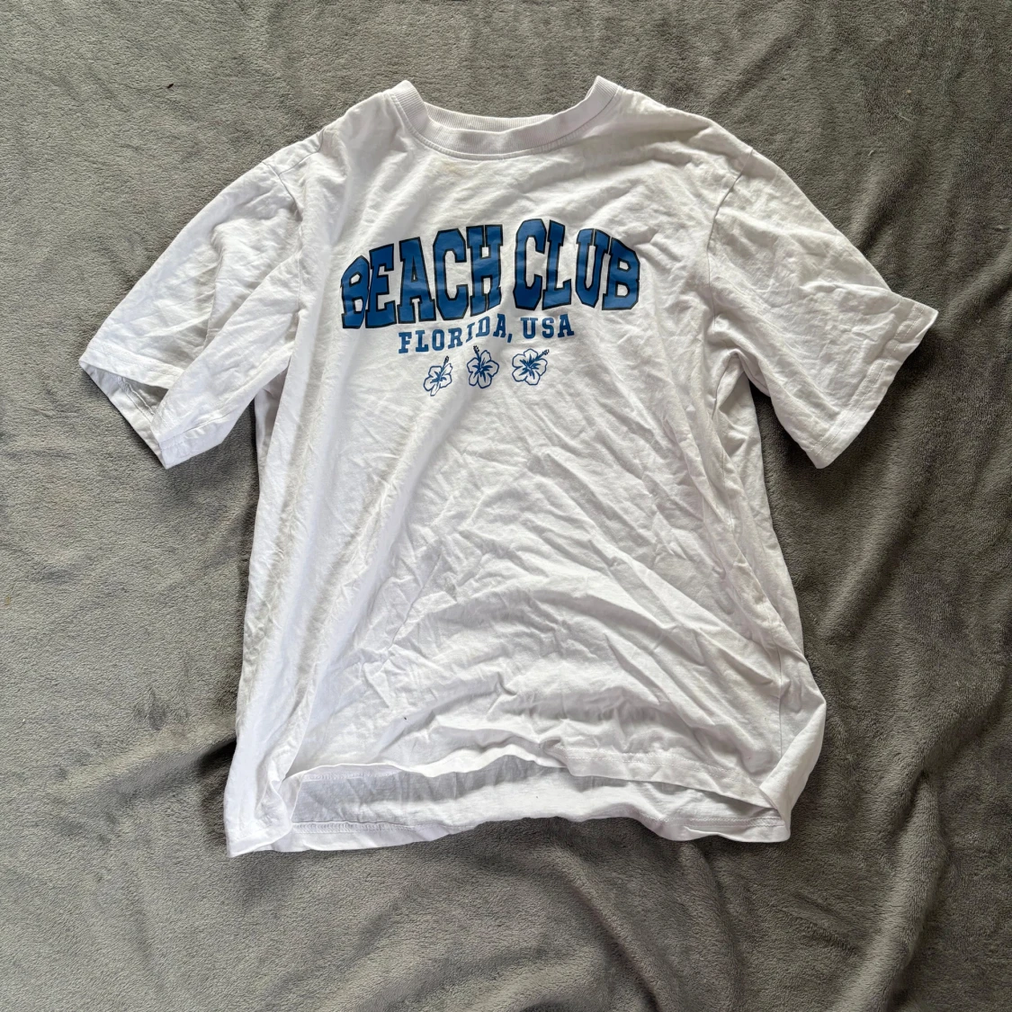 Vit BEACH CLUB t-shirt från Lager 157