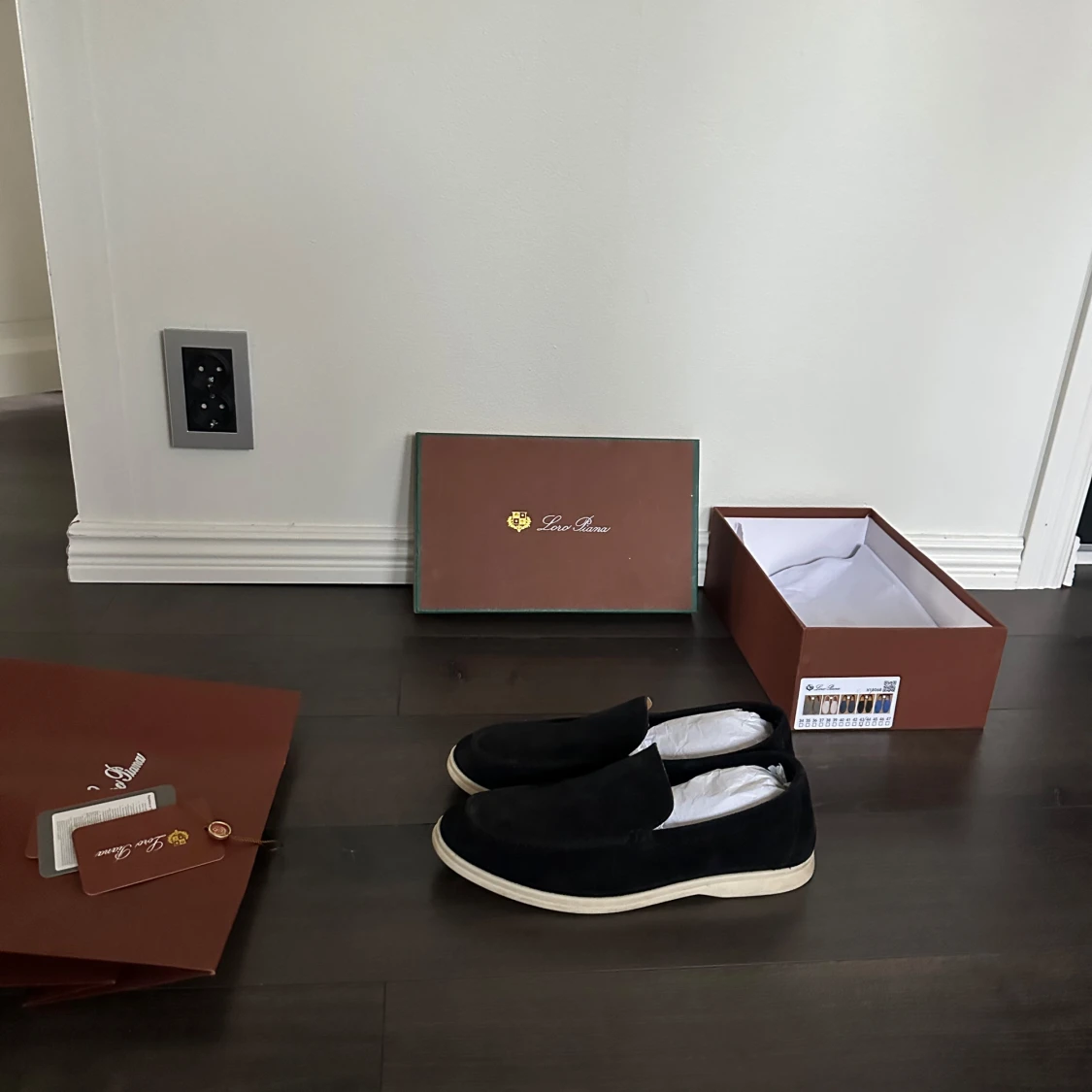 Svarta loafers från Loro Piana - 1