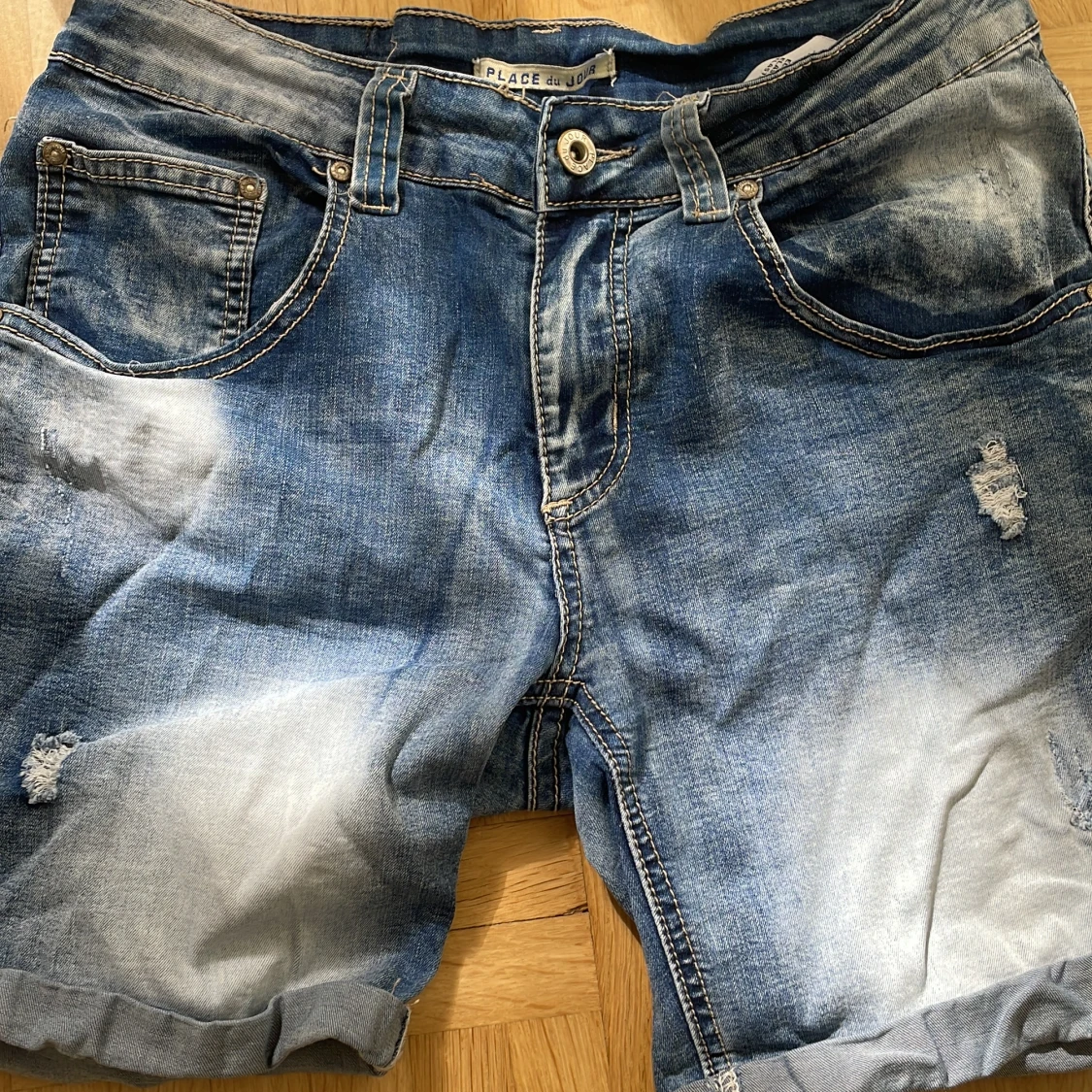 Blå jeansshorts från Place du Jour - 1
