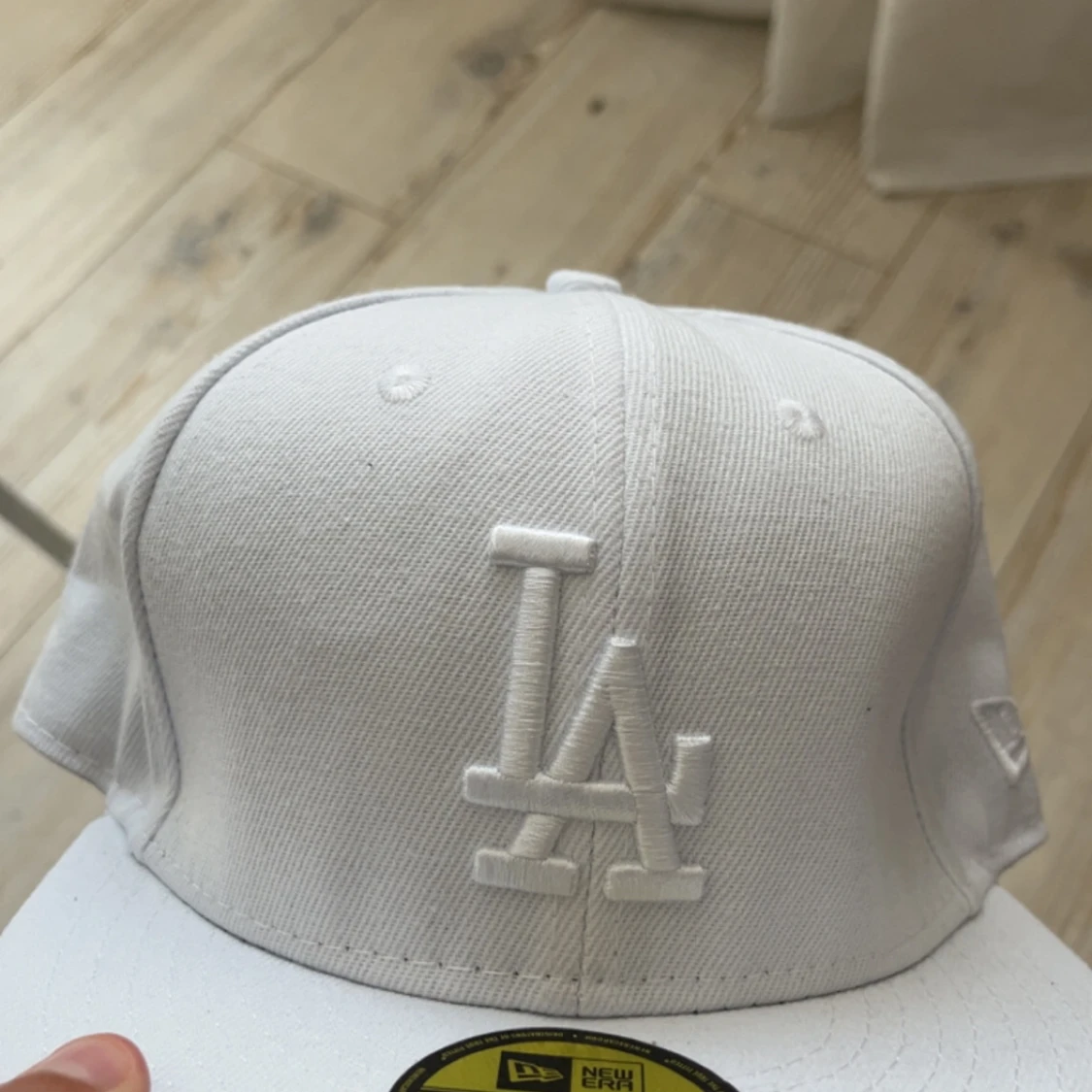 Vit LA-keps från New Era 59FIFTY