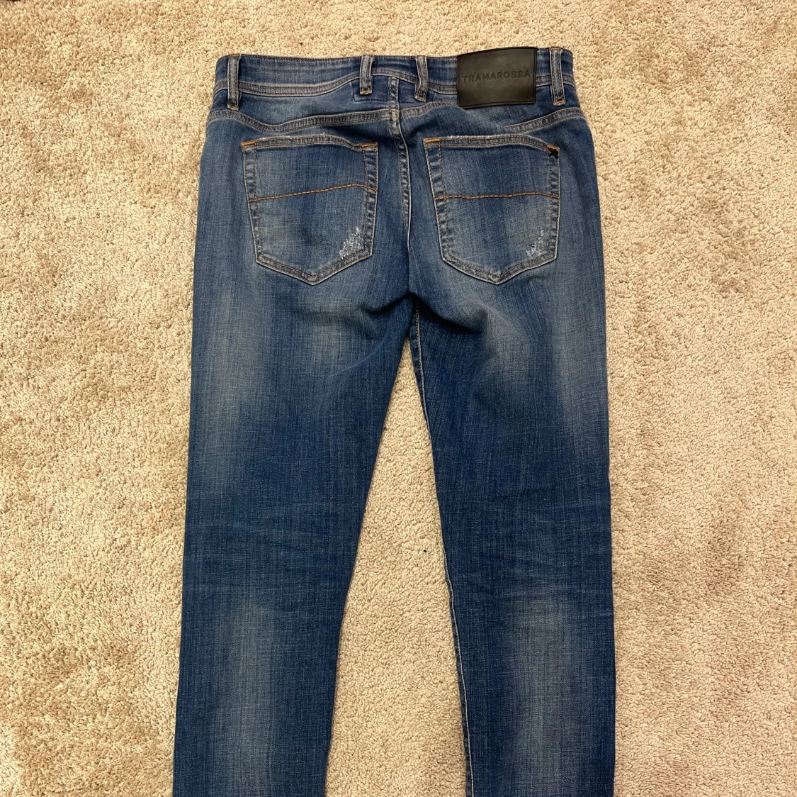 Tramarossa blå slitna jeans (slim fit) - 2