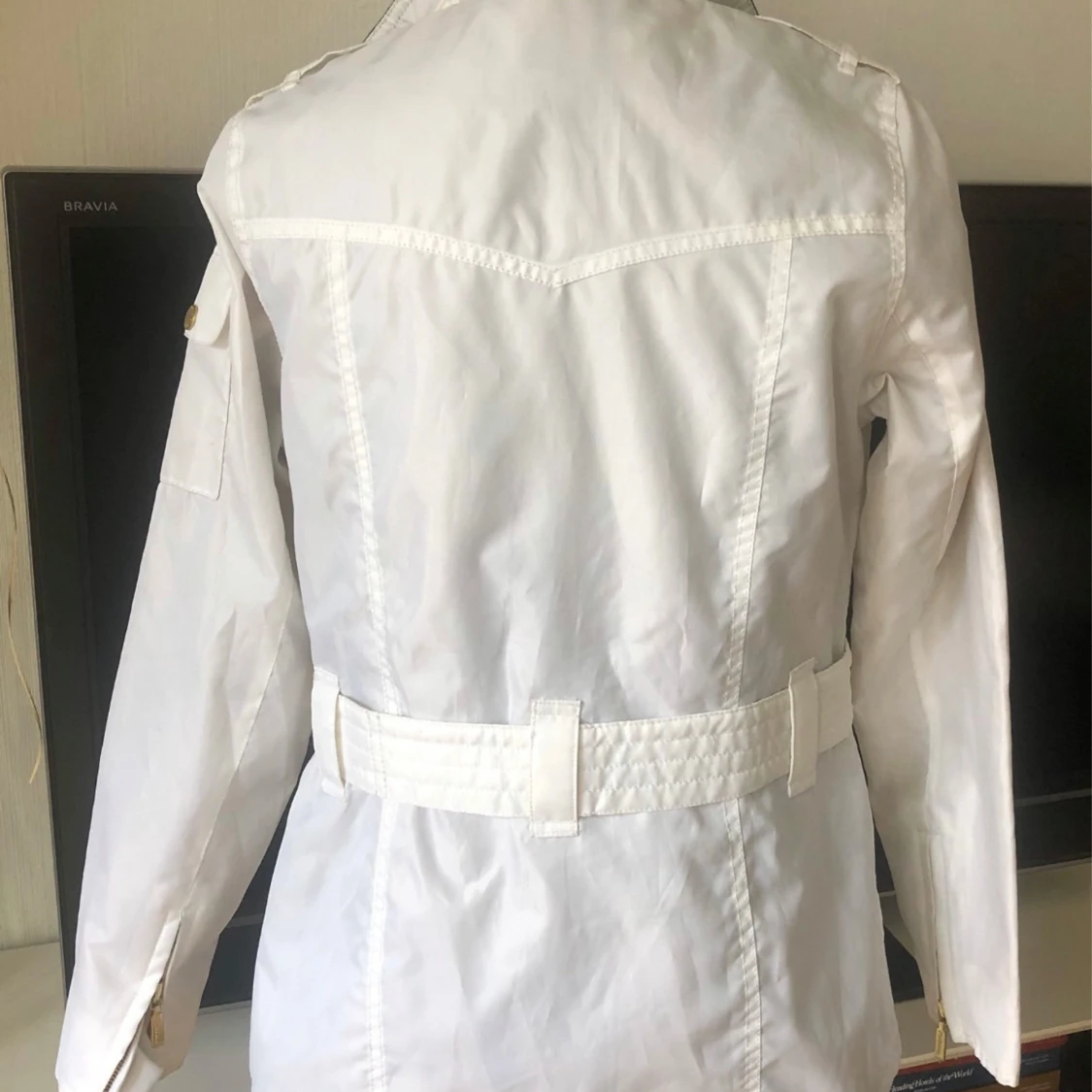 Vit Barbour International jacka  - 3