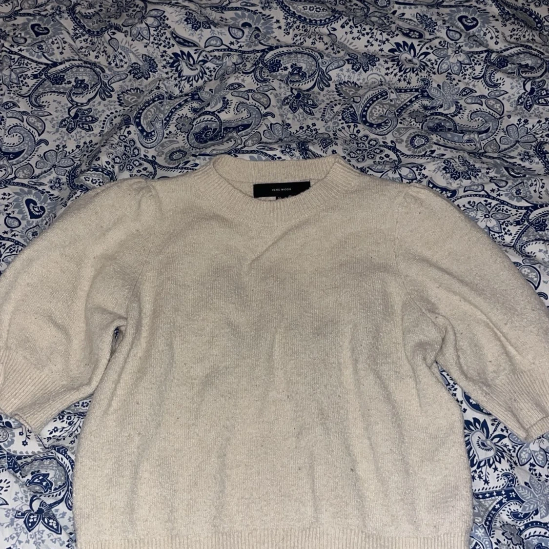 Beige stickad tröja Vero Moda S - 1