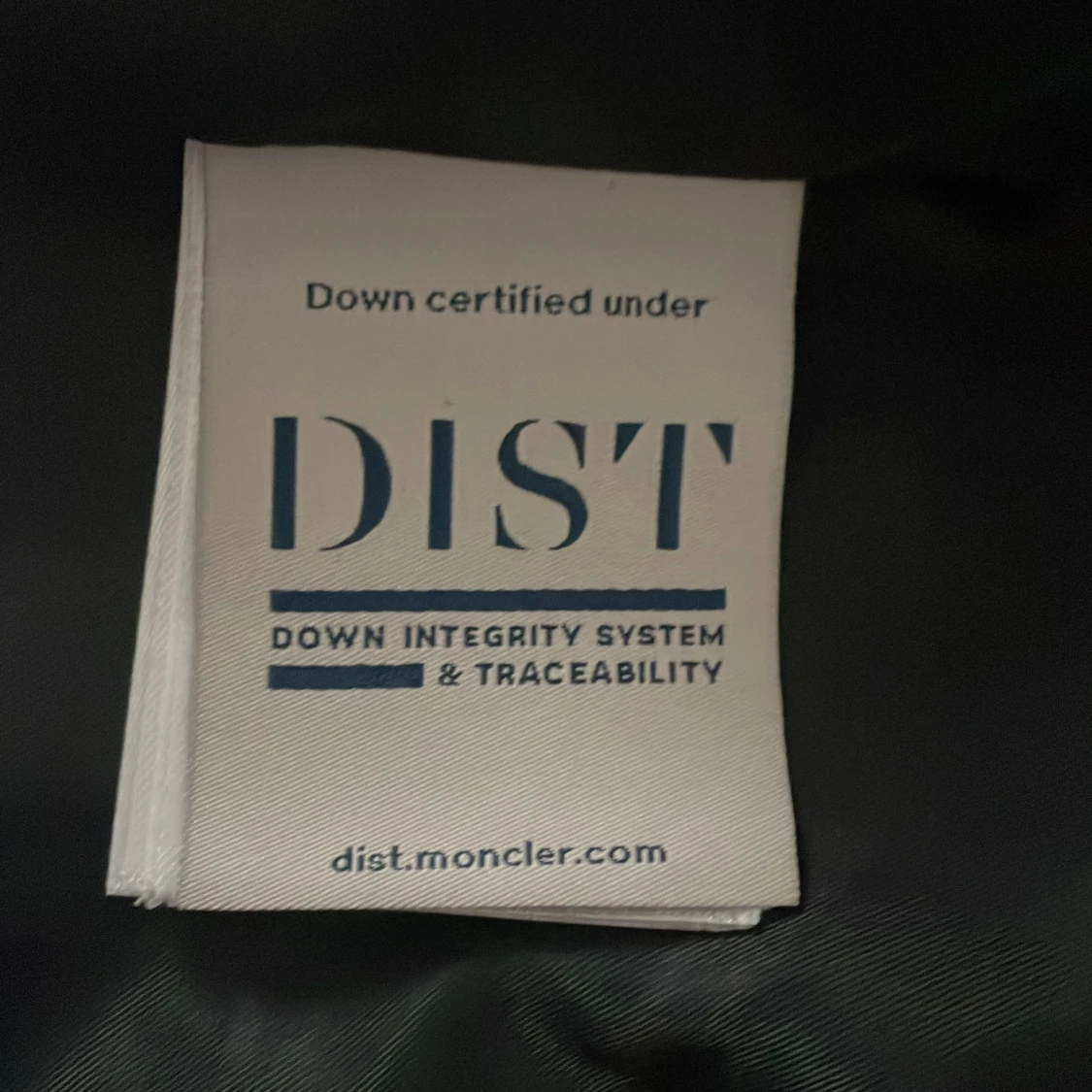 Svart Moncler dunjacka med huva - 3