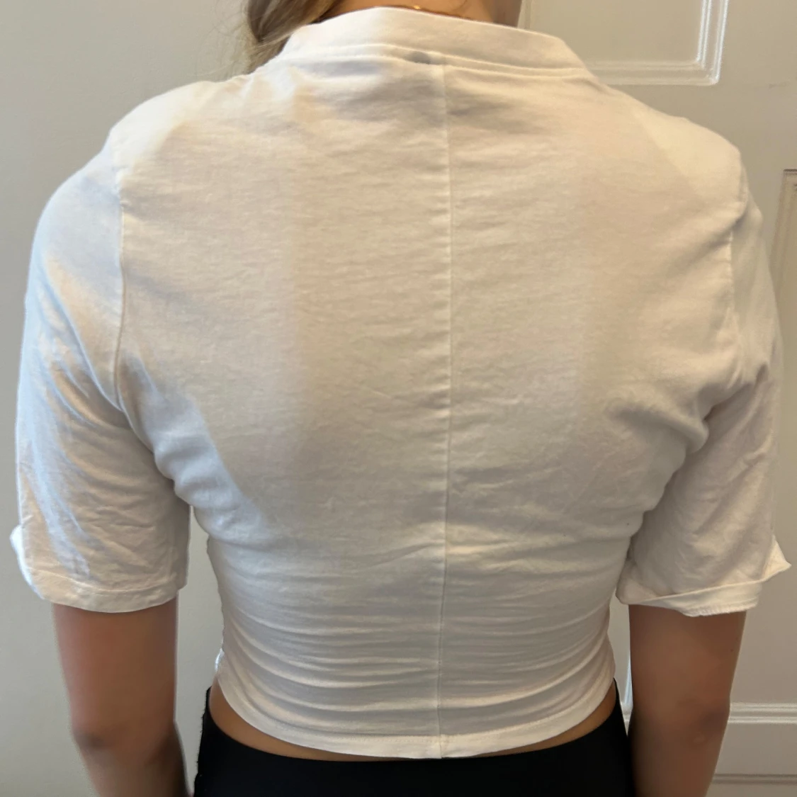 Vit croppad topp XS - 1