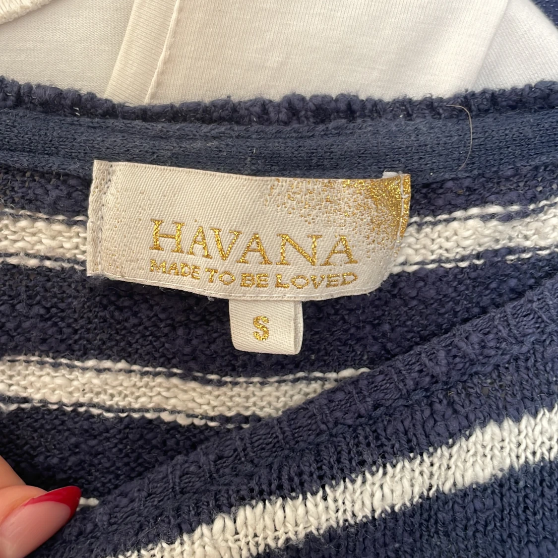 Randig stickad tröja från Havana - 2