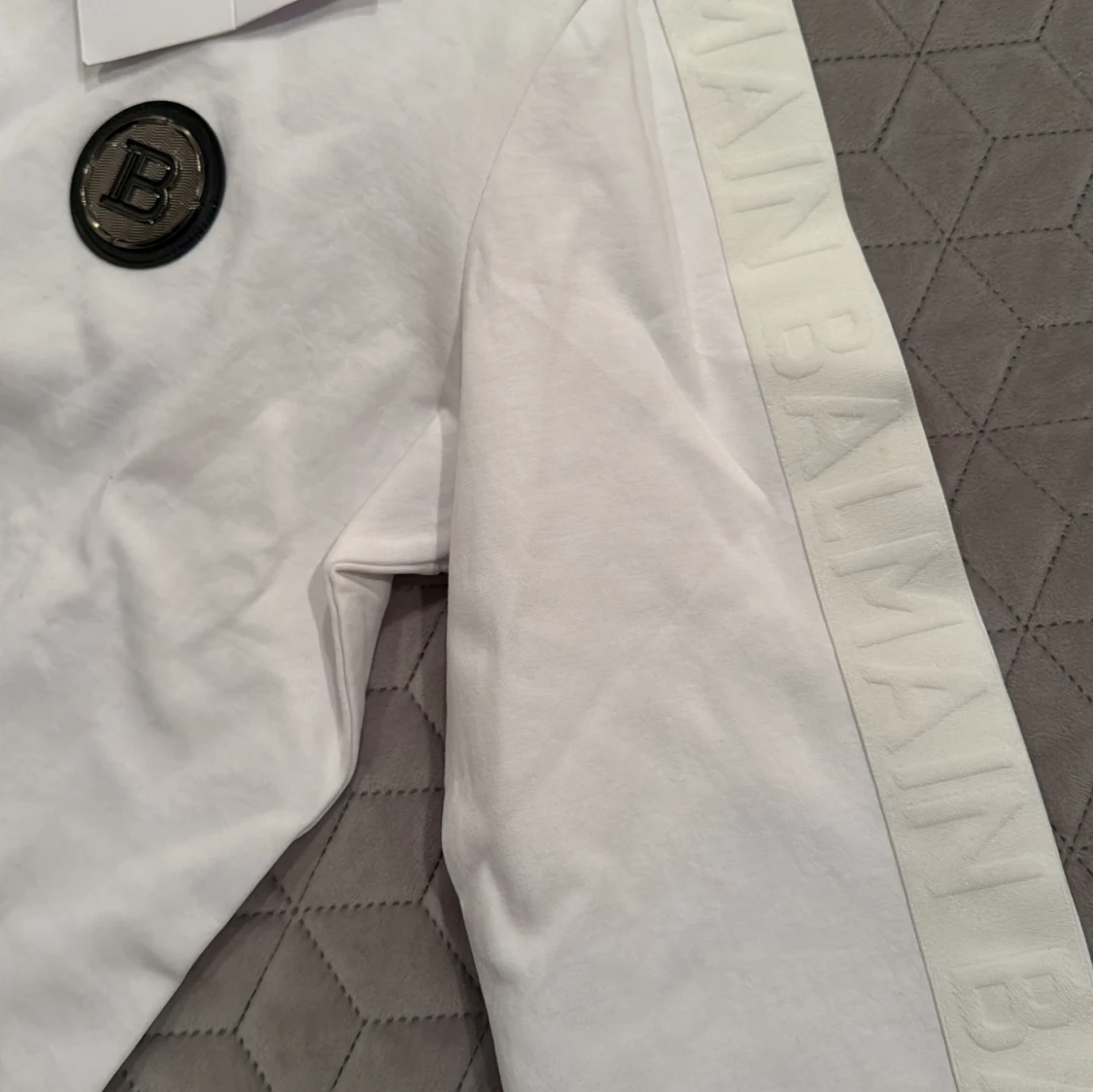 Vit sweatshirt från Balmain - 1