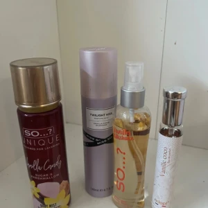 Parfym mist  - Vanilla Candy - mängden på bilden, vanilla fudge milkshake - helt nytt, vanilla milkshake - mängden på bilden, vanille coco - mängden på bilden