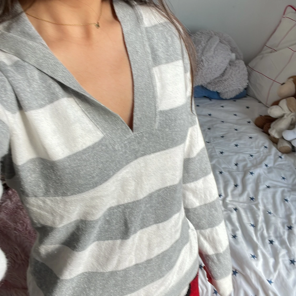 Randig hoodie från GAP