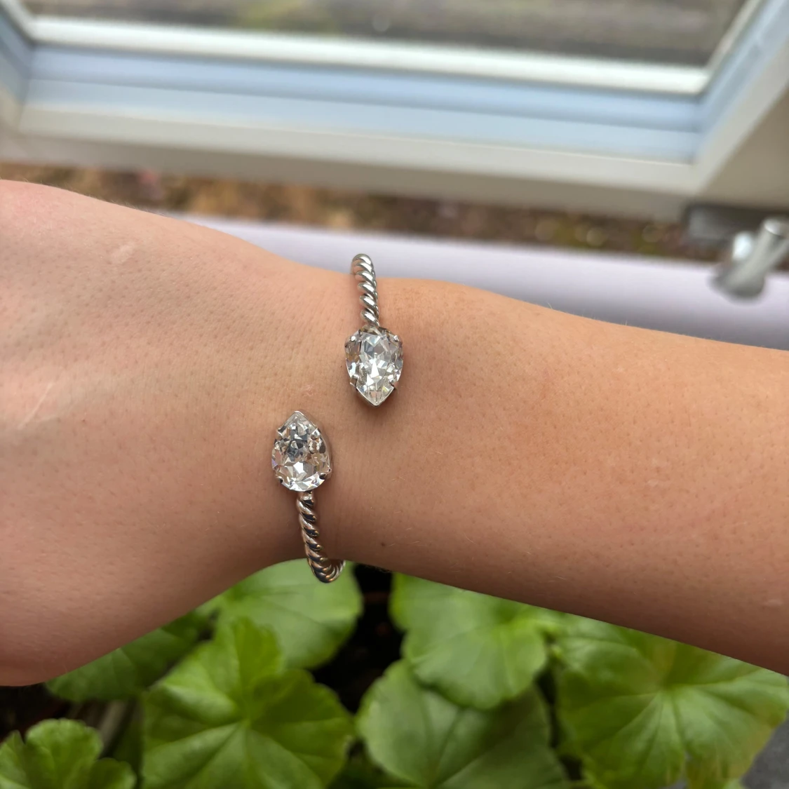 carolina svedbom Silverarmband med kristaller