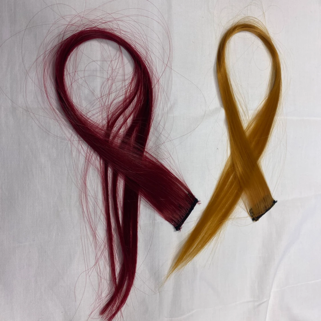 Färgglada löshårsslingor - 4