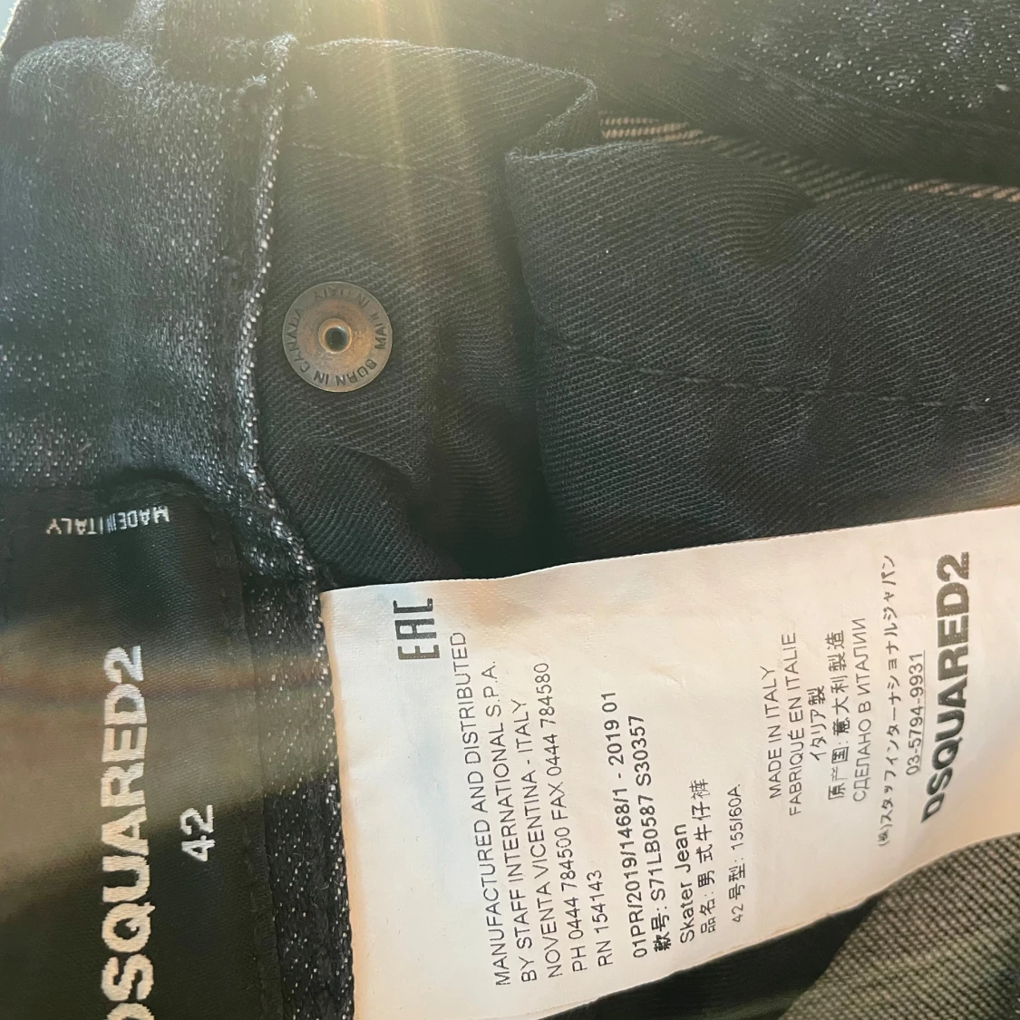 Svarta jeans från Dsquared2