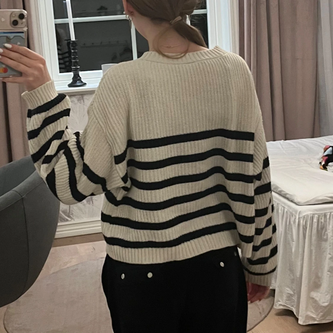 Randig stickad tröja från Lindex - 1