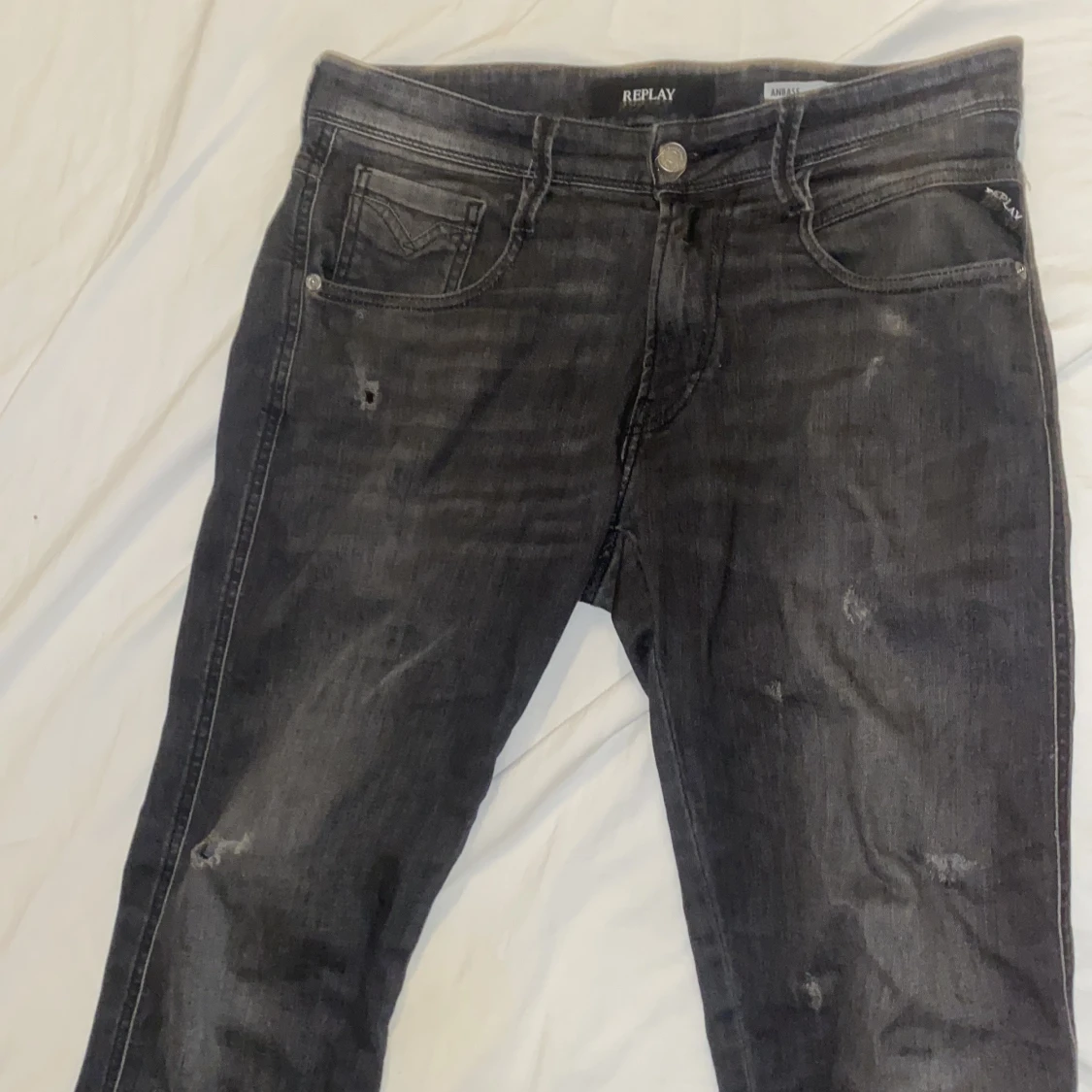 Replay Anbass svarta jeans - 3