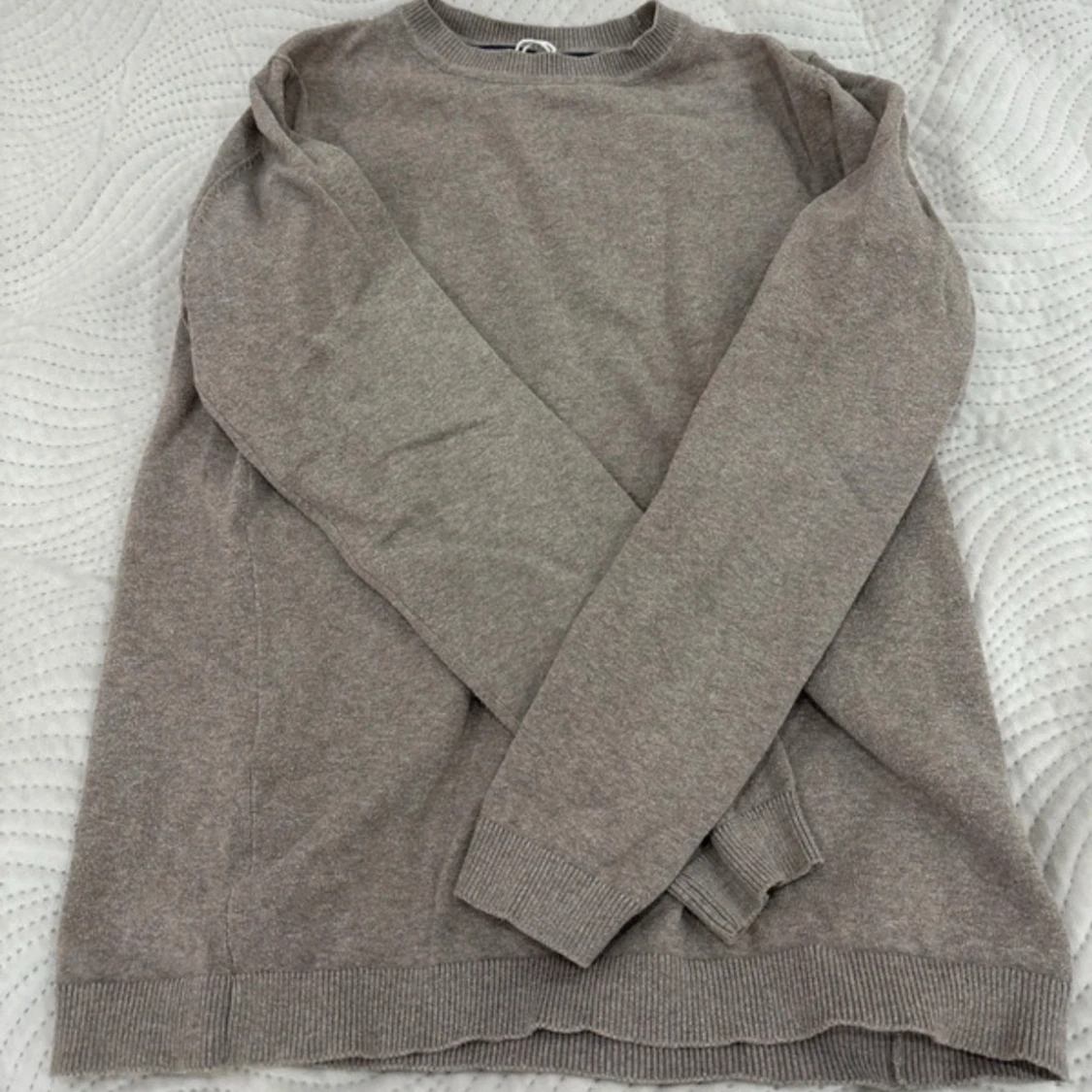 Beige stickad tröja