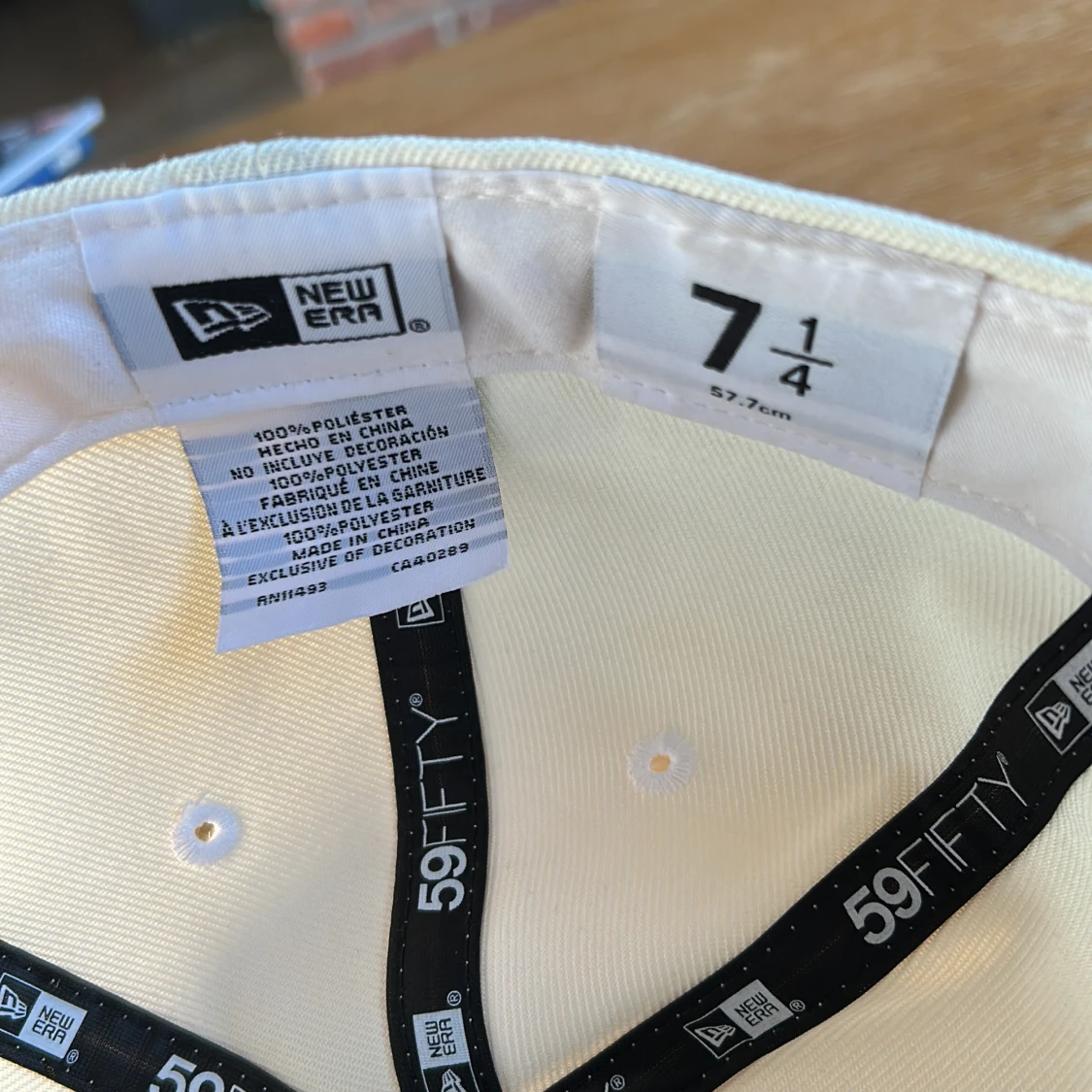 Vit och blå keps från New Era College Vault - 2