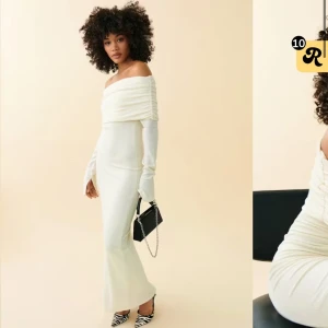 SÖKER DENNA offshoulder långklänning från Gina Tricot - Söker denna klänning i xxs/xs🩷