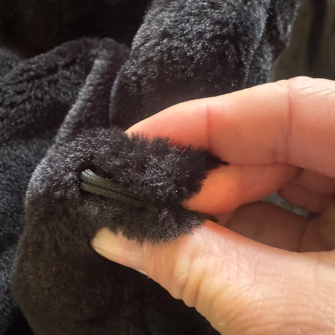 Svart fuskpälsjacka från Jacqueline de Yong i S - 2