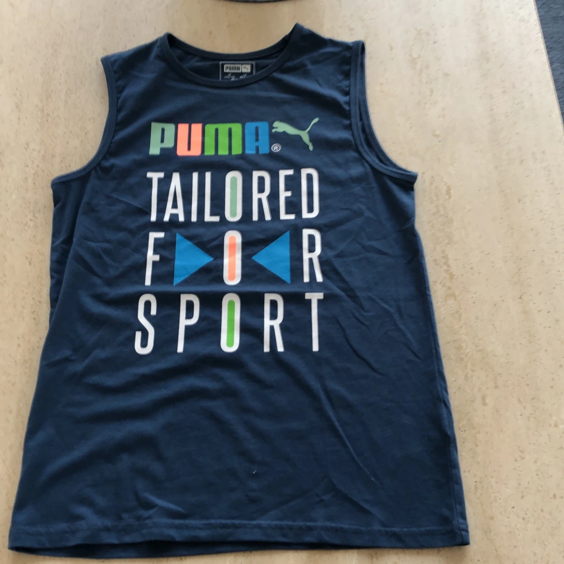 Blå ärmlös linnetopp från Puma - 1