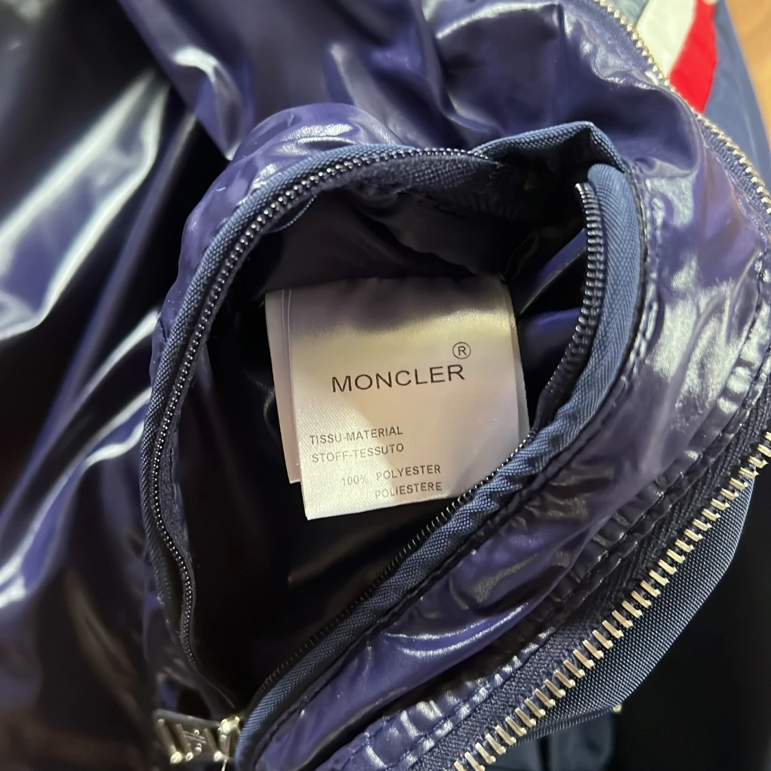 Blå vindjacka från Moncler - 4