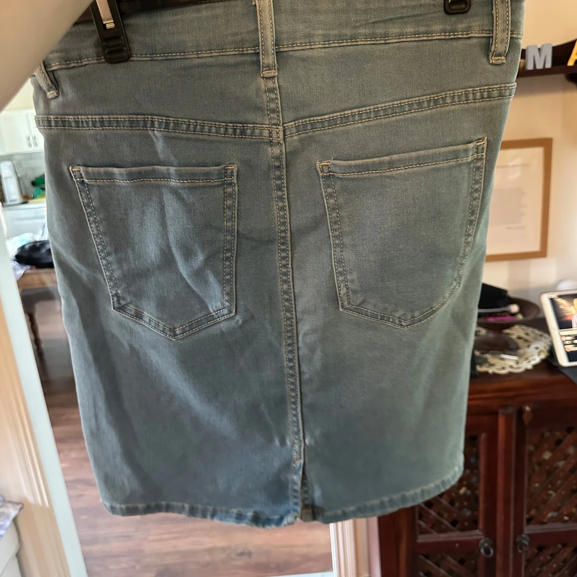 Ljusblå jeanskjol - 2