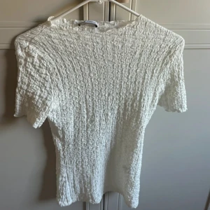 Vit smockad topp med kort ärm - Supersöt vit topp från Zara💖🥹