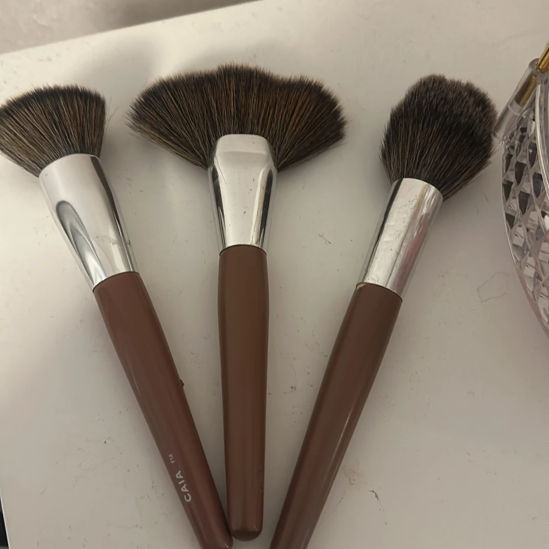 3-pack sminkborstar från CAIA