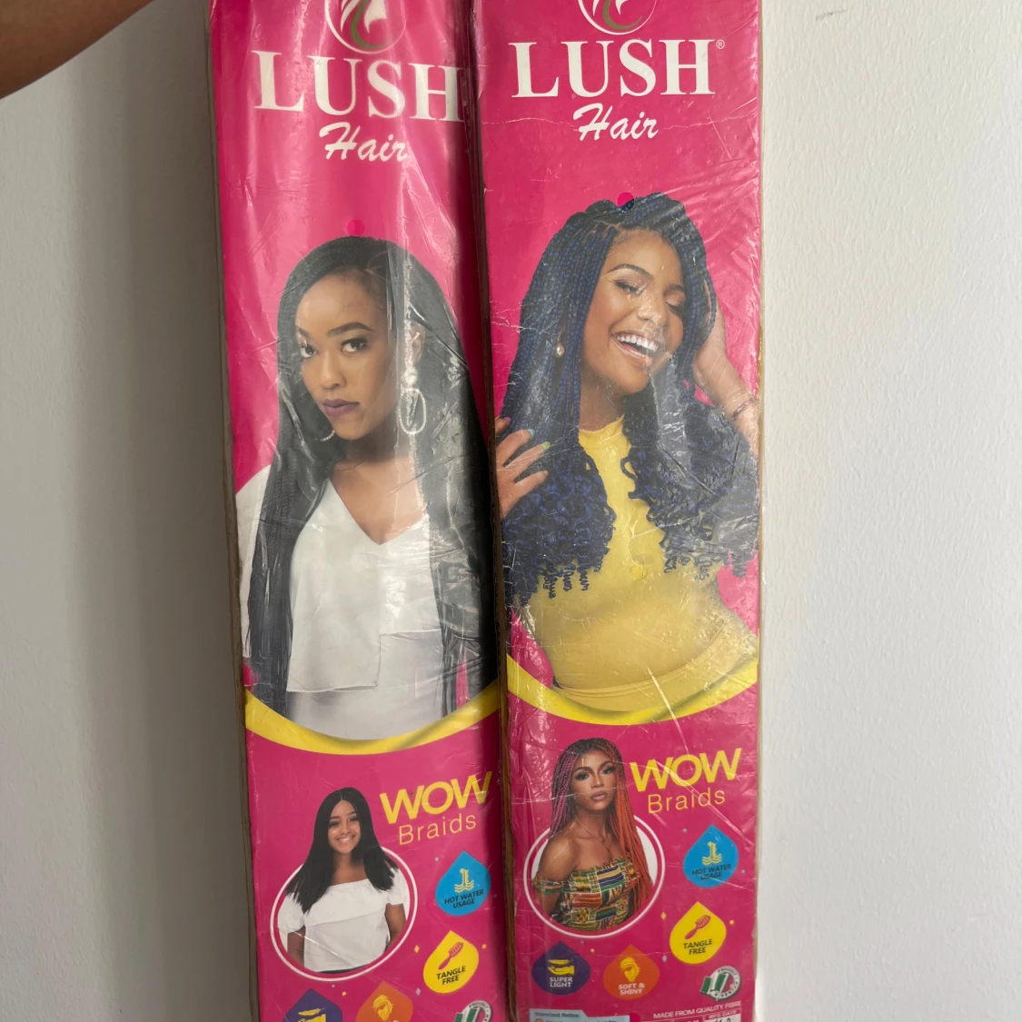 Lush Hair Wow Braids hår (Två paket) - 1