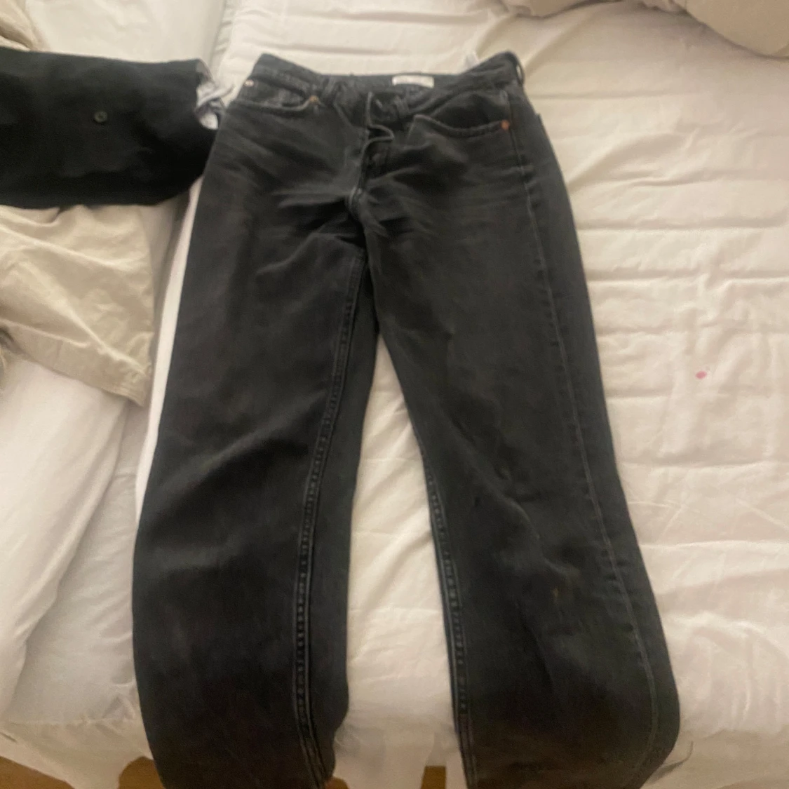 Svarta raka jeans från Zara