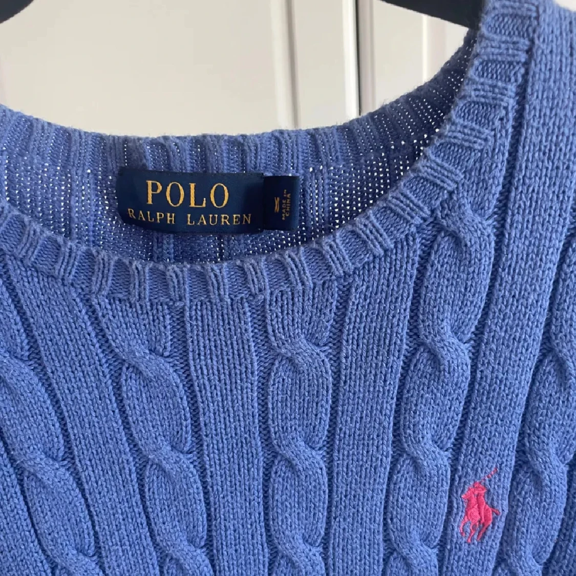 Ralph Lauren stickad blå - 1