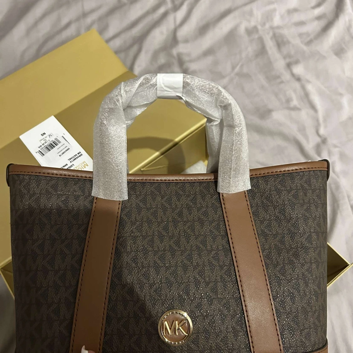 Michael Kors brun handväska - 1