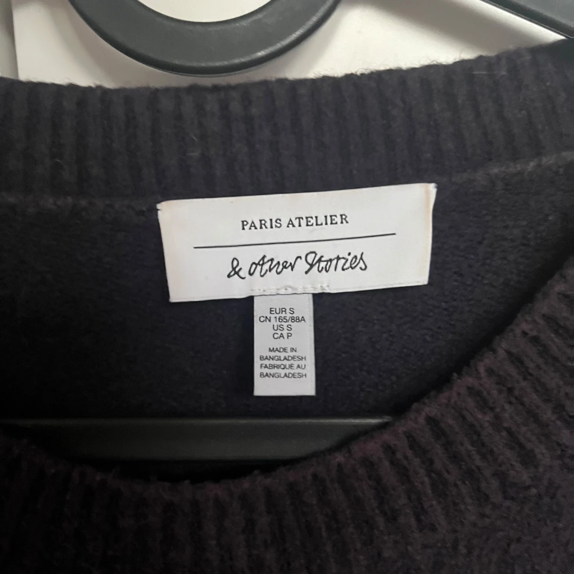 Mörk blå stickad tröja & Other Stories - 2