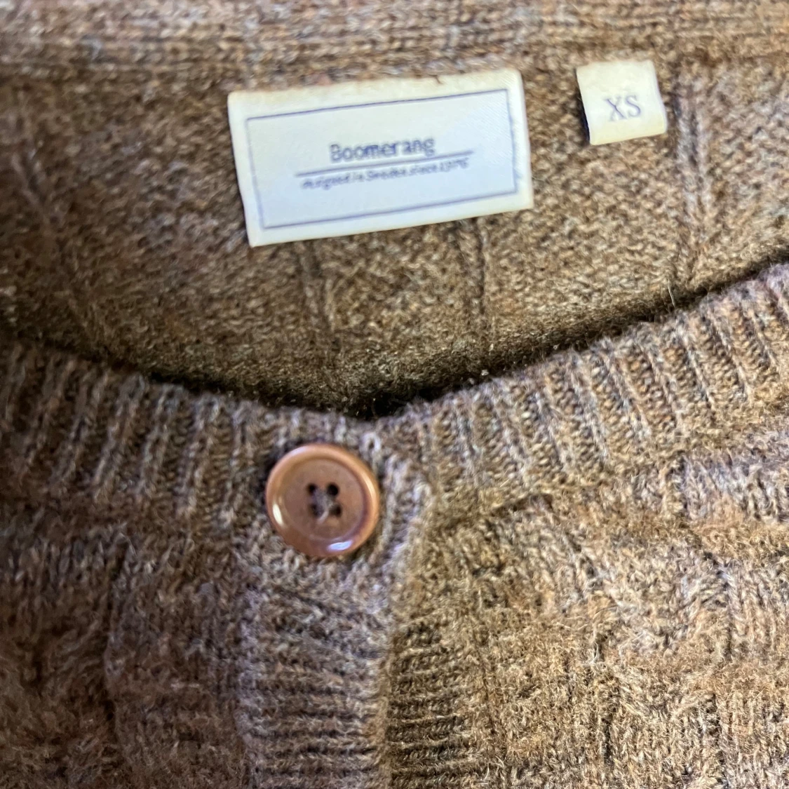 Brun stickad kofta från Boomerang - 3