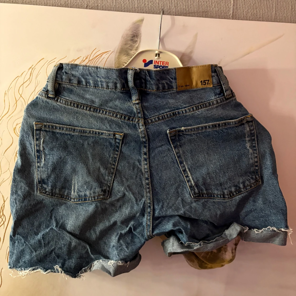 Blå jeansshorts från 157, XS - 1