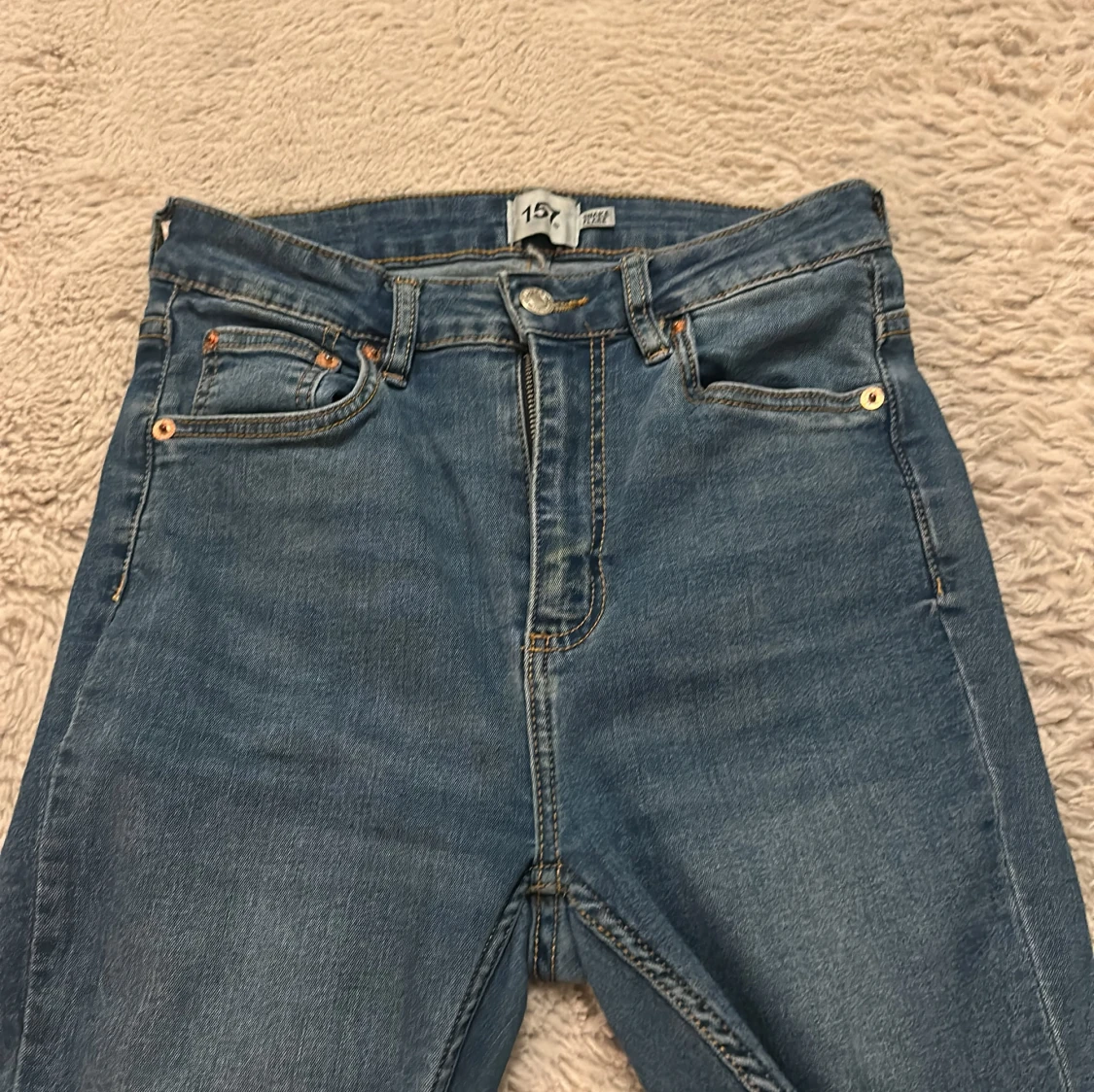 157  bootcut jeans blå - 1