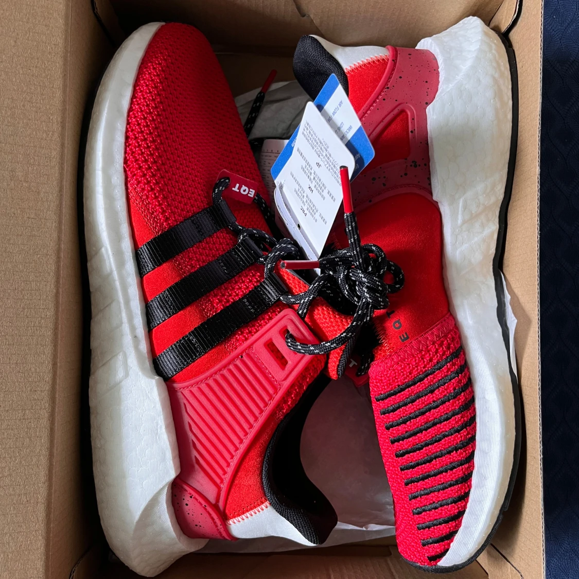 Adidas EQT Support 93/17 röd/svart sneakers