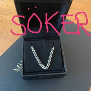 SÖKER Maria Nilsdotter kedja längd 50 - Söker denna tjockare kedja från Maria Nilsdotter i längd 50. Kan byta mot annat jag säljer eller köpa! Hör av dig om du är intresserad❣️