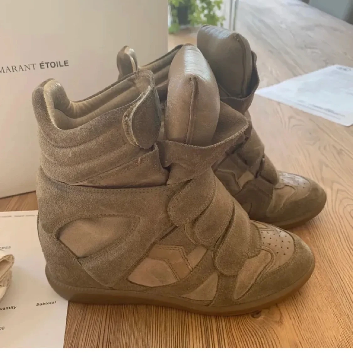 Khaki Isabel Marant Étoile sneakers Bekett - 1
