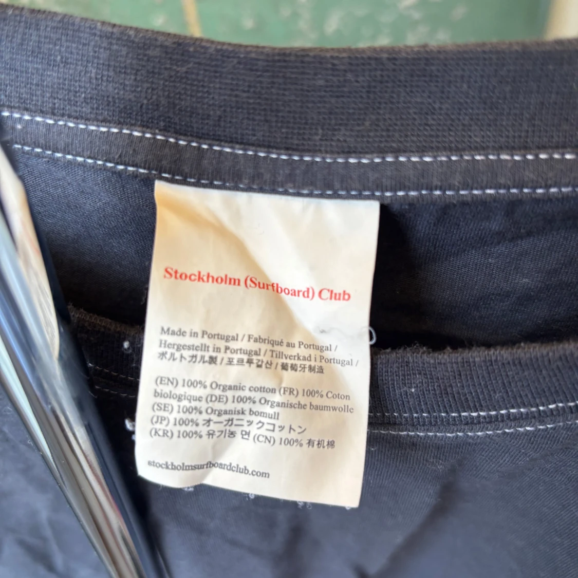 Svart långärmad tröja Stockholm Surfboard Club - 2