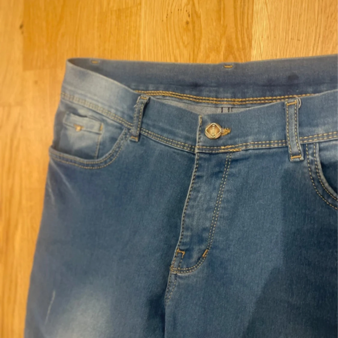 Blå skinny jeans från Erofa, stl 36 - 2