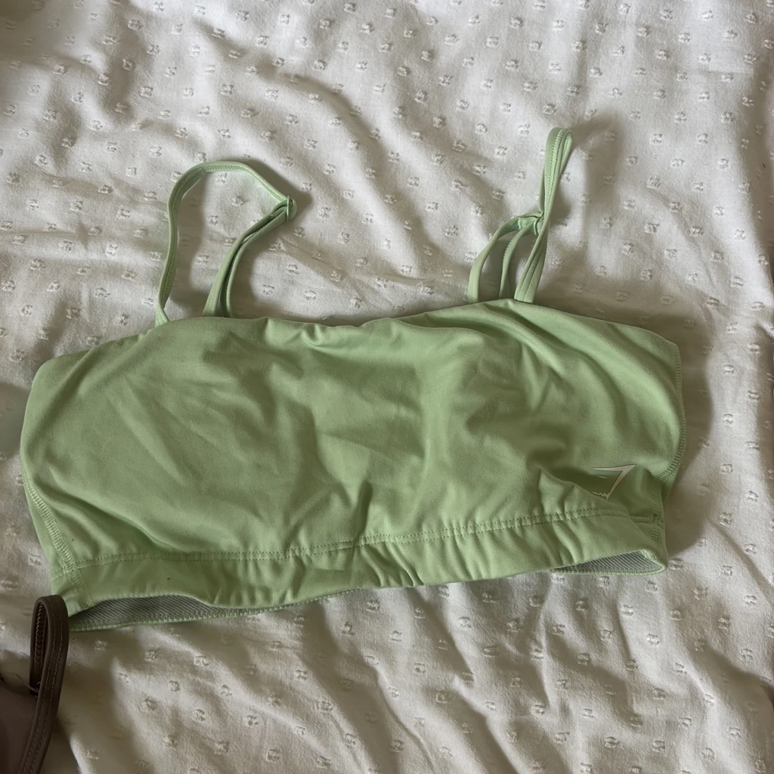 Mintgrön croppad topp från Gymshark - 1