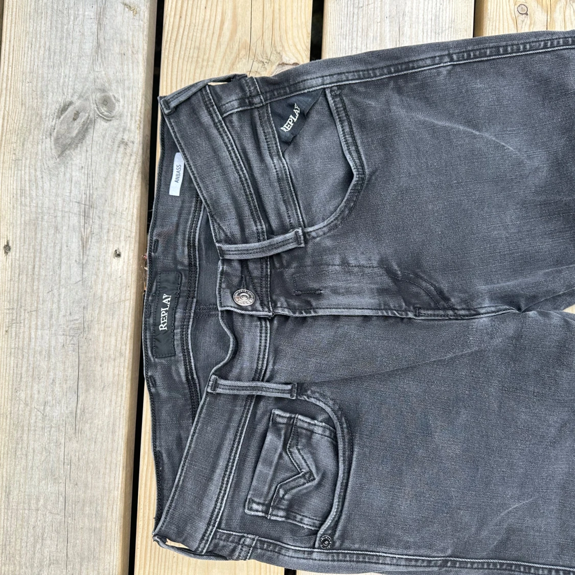 Replay Anbass svarta jeans - 2