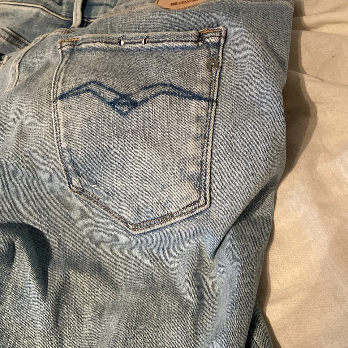 Replay ljusblå skinny jeans W29 L32 - 1