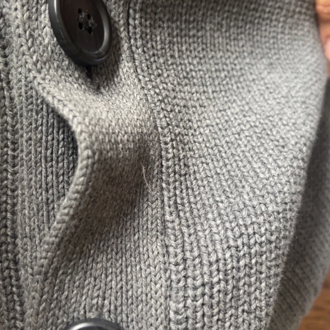 Grå kofta med stora knappar H&M - 2