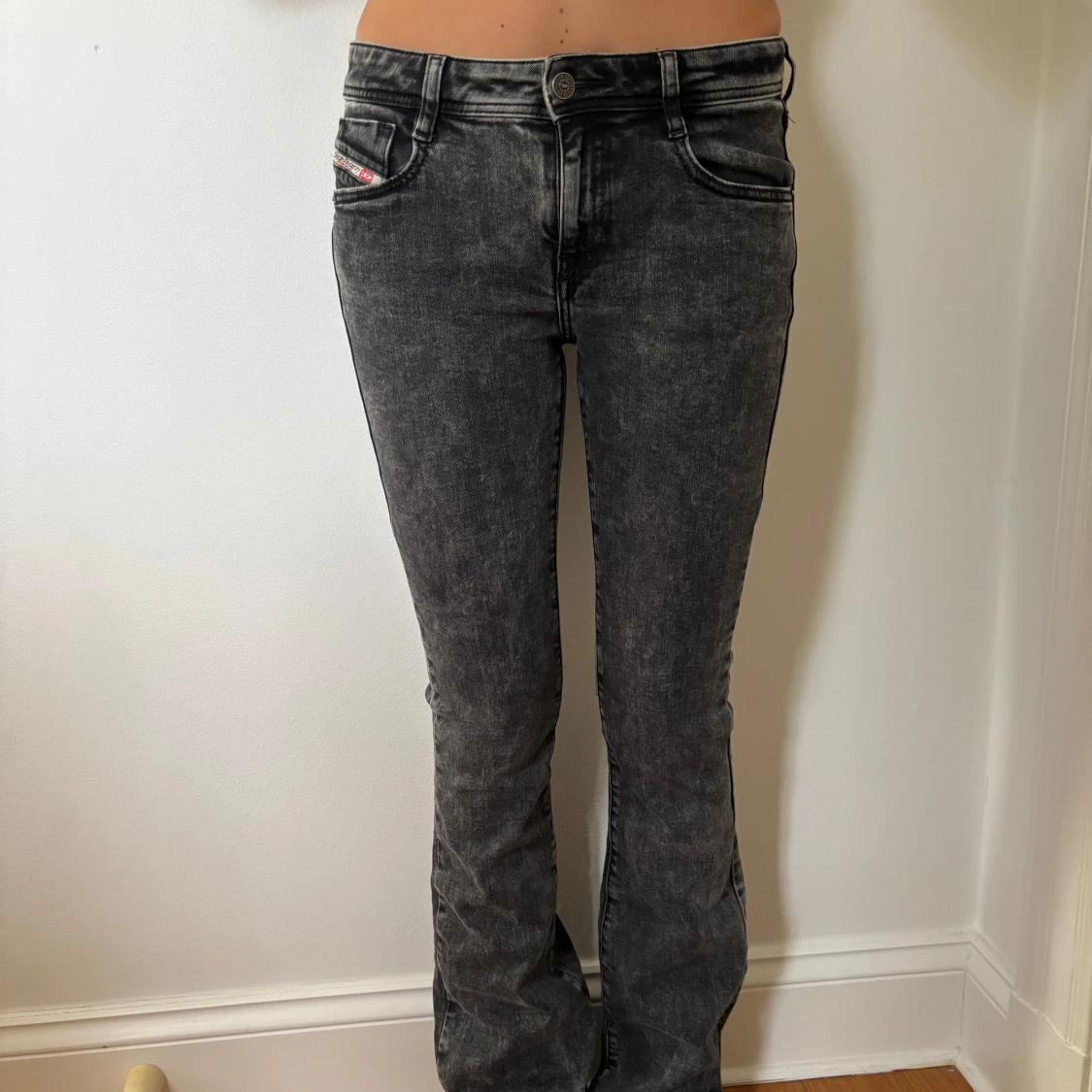 Svarta bootcut jeans från Diesel