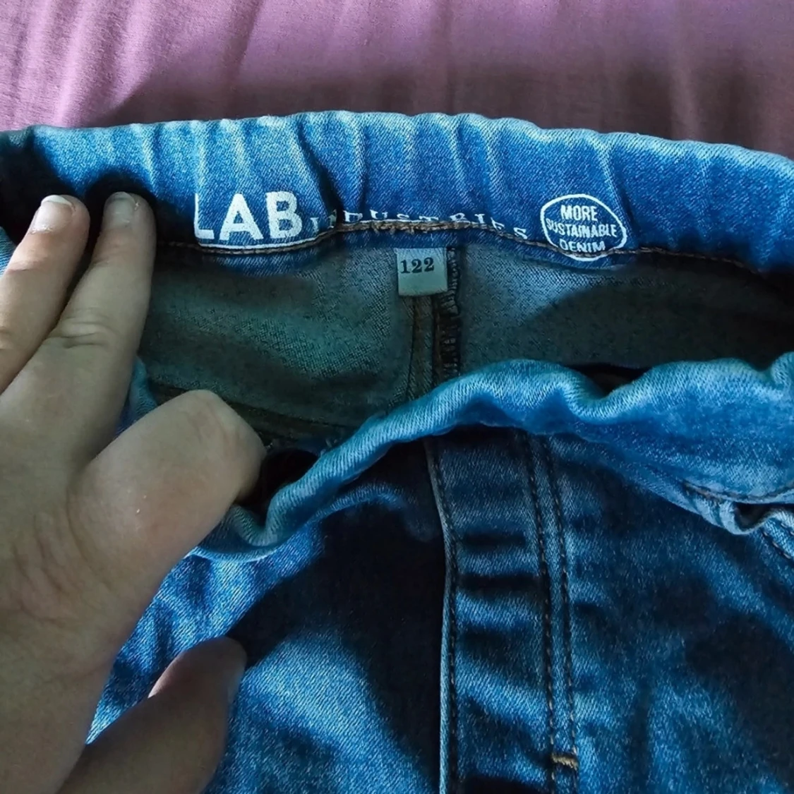 Blå jeans LAB stl 122 - 2