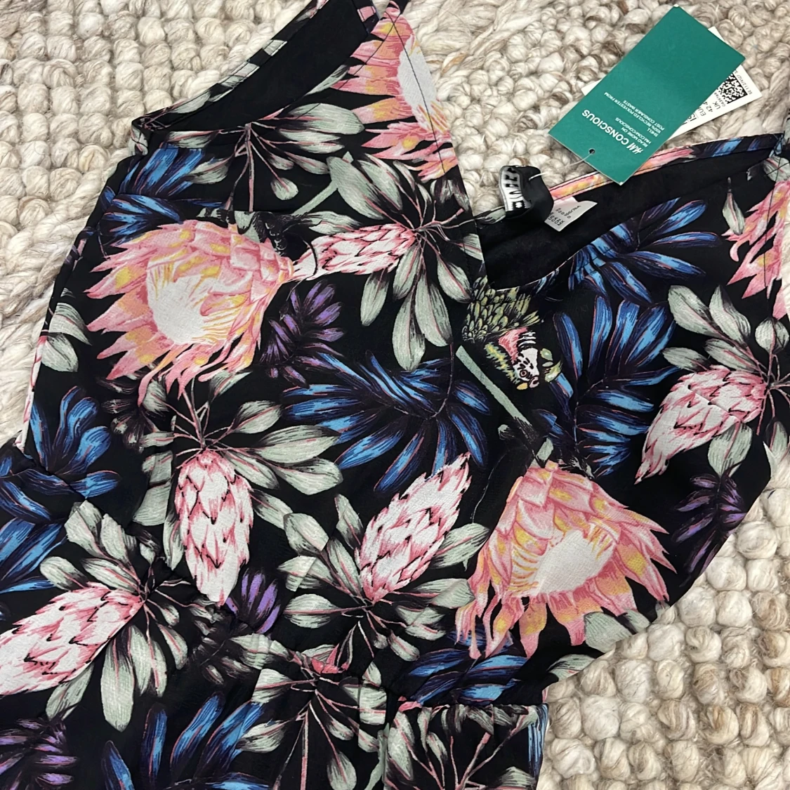 Blommig långklänning från H&M  - 2