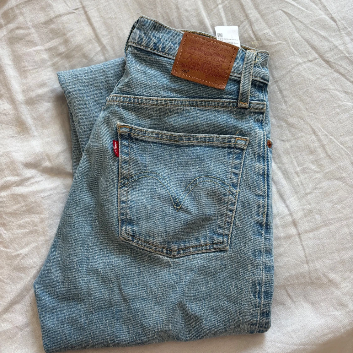 Levi's 501 ljusblå jeans straight fit - 1